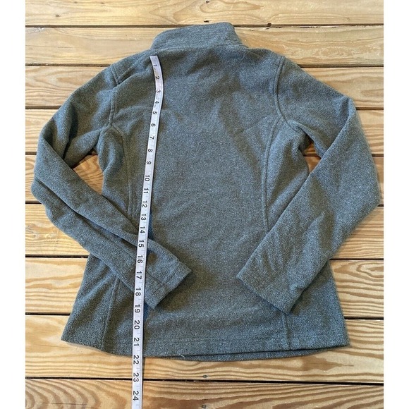 The North Face 1/4 Zip Fleece Jacket Size XS Women’s Green - Picture 6 of 8